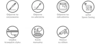 Kuchinox Zlewozmywak granitowy HUNTER beż SBU_411T - Zlewozmywaki - miniaturka - grafika 4