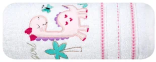 Eurofirany Ręcznik kapielowy BABY29 75X75 Biały/ró - Okrycia kąpielowe dla dzieci - miniaturka - grafika 2