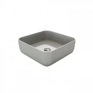 Umywalki - Massi MATT GREY MSU-0009-MG 39x39 - miniaturka - grafika 1