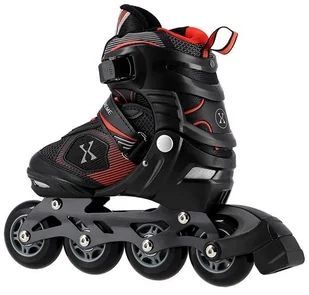 Nils Extreme NA9080 CZARNO/CZERWONE ROZM M (35-38) ŁYŻWOROLKI EXTREME - Rolki - miniaturka - grafika 14