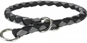 Obroże dla psów - Trixie Cavo, obroża zaciskowa, dla psa, czarny/grafit, taśma parciana, ML: 4351 cm/o 18 mm - miniaturka - grafika 1