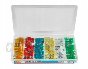 Grene Zestaw Bezpieczników Samochodowych 120szt, Corona - Bezpieczniki elektryczne - miniaturka - grafika 2