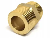 Rury - Nypel Mosiężny Top 5/4' Z Płaskim Czołem - miniaturka - grafika 1