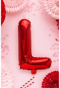 PartyDeco Balon w kształcie litery L 3Y43CW 3Y43CW SAM  ONE SIZE - Balony i akcesoria - miniaturka - grafika 2