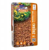 Ziemia ogrodowa - Zrębki Dekoracyjne Drzewne Pomarańczowe 50L - miniaturka - grafika 1