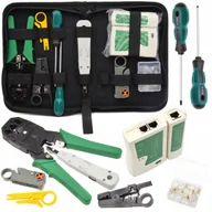 Narzędzia sieciowe - Zestaw Narzędzi Sieciowych RJ45 Tester Zaciskarka - miniaturka - grafika 1