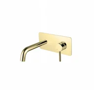 Baterie podtynkowe - Besco PMD Besco Illusion Bateria umywalkowa podtynkowa złota BU-IS-ZŁ - miniaturka - grafika 1