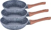 Patelnie - Berlinger Haus Patelnia Zestaw 3 patelni marmurowych 20 24 28 cm Forest Line BH/1214F BH/1214F - miniaturka - grafika 1