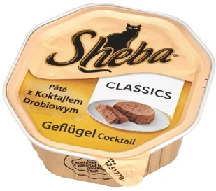 Sheba Pate Koktajl drobiowy Tacka 85g - Mokra karma dla kotów Sheba Pate Koktajl drobiowy Tacka 85g - Mokra karma dla kotów - miniaturka - grafika 3