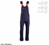 Odzież robocza - PROFFLAM AOOG - ANTISTATIC SPODNIE OGRODNICZKI KAT.II, BAWEŁNA (100%), 320G/M2 - 25-114 AOOG - miniaturka - grafika 1