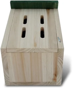 vidaXL Domki dla motyli, 8 szt., drewniane, 14 x 15 x 22 cm vidaXL - Karmniki dla ptaków - miniaturka - grafika 5