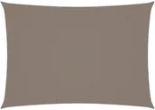 Parasole ogrodowe - vidaXL Prostokątny żagiel ogrodowy z tkaniny Oxford, 2x4 m, taupe vidaXL - miniaturka - grafika 1