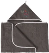 Okrycia kąpielowe dla dzieci - BabyMatex Multitex Maxi Junior, Kąpielowe okrycie niemowlęce, 70x140 cm, Grafitowe - miniaturka - grafika 1