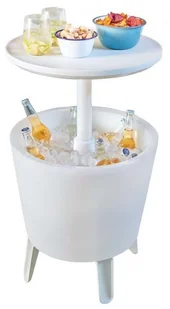 KETER Barek ogrodowy z oświetleniem, biały 17204184 - Stoły ogrodowe - miniaturka - grafika 3