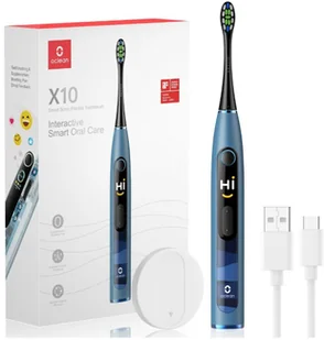 Oclean X10 Smart Niebieski - Szczoteczki elektryczne - miniaturka - grafika 2