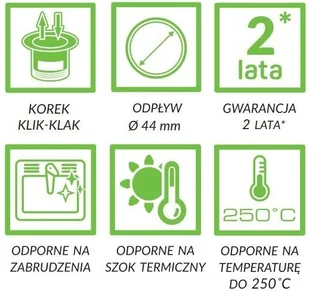 Laveo Umywalka stalowa nablatowa Polla VUP_722S - Umywalki - miniaturka - grafika 2