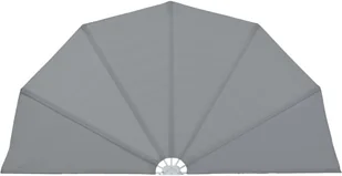 vidaXL Składany parawan tarasowy, szary, 200 cm vidaXL - Pawilony ogrodowe - miniaturka - grafika 2