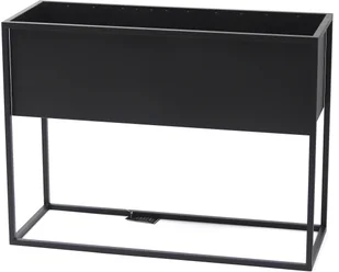 Kwietnik Metalowy Stojak CUBO 60x80x30cm czarny skrzynka loft 05-15 - Kwietniki Kwietnik Metalowy Stojak CUBO 60x80x30cm czarny skrzynka loft 05-15 - Kwietniki - miniaturka - grafika 1
