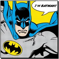 Wyposażenie pokoiku dziecięcego - Pyramid International wdc95052 Batman wskaźnik druk na płótnie na blejtramie MDF AFWDC95052 - miniaturka - grafika 1