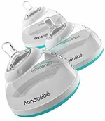 Butelki dla niemowląt - nanobébé butelka przejściowa, 3 sztuki, przezroczysta 240 ml - miniaturka - grafika 1