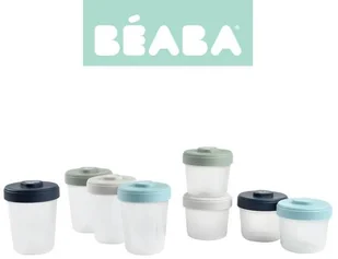 Beaba Zestaw słoiczków Clip 8 szt. (4x150ml + 4x250ml) solution-bc-7164-0 - Akcesoria do karmienia - miniaturka - grafika 2