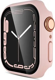 Alogy Obudowa 2w1 nakładka + szkło do Apple Watch 7 45mm Różowa 10985X7 - Akcesoria do smartwatchy - miniaturka - grafika 2