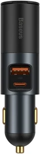 Baseus Ładowarka  Share Together + zapalniczka samochodowa CCBT-C0G BSU2782GRY - Ładowarki samochodowe - miniaturka - grafika 4