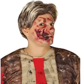 Dodatki do strojów karnawałowych - GU Lateksowa rana - zmasakrowana połowa twarzy GU2053 - miniaturka - grafika 1