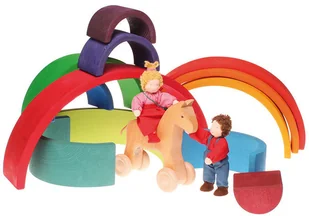 Grimm's Grimm's, kolorowa tęcza, 12 elementów - Łamigłówki - miniaturka - grafika 9