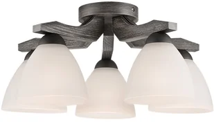 Lamkur Żyrandol natynkowy ADRIANO 5xE27/60W/230V - Lampy sufitowe - miniaturka - grafika 3