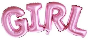 PartyDeco Balon foliowy "GIRL", 29", różowy, shp - Baby shower i roczek - miniaturka - grafika 5