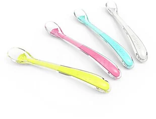 BabyOno Łyżeczka silikonowa 6m+ Smile turkusowa - Sztućce dla dzieci - miniaturka - grafika 6