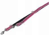 Smycze dla psów - Nobby smycz Cayo M/L przepinana 200cm różowa - miniaturka - grafika 1