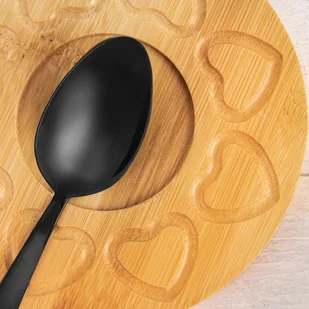 Orion Sztućce CZARNE Black Luxury zestaw sztućców 24 el. 143689 - Zestawy sztućców - miniaturka - grafika 4