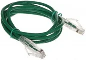 Kable - ABCVISION Patchcord RJ45/6/1.5-G-THIN kat6 zielony 1.5m RJ45/6/1.5-G-THIN - miniaturka - grafika 1