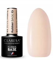 Lakiery hybrydowe - Claresa baza do hybryd Rubber Base 16 5ml - miniaturka - grafika 1