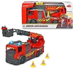 Dickie Toys SOS Straż pożarna Scania z drabiną 203716017026 Toys 730548 - Samochody i pojazdy dla dzieci - miniaturka - grafika 7