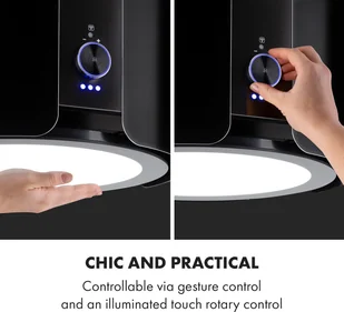 Klarstein CGCH6-Skyfall-BK - Okapy kuchenne - miniaturka - grafika 6