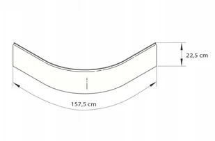 Deante Obudowa do brodzika Standard Plus II KTU 031O 90 cm - Obudowy brodzików - miniaturka - grafika 4