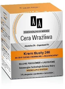 Oceanic Technologia Wieku Cera Wrażliwa Krem tłusty do cery suchej i normalnej 24h Bezzapachowy 50ml - Kremy do twarzy - miniaturka - grafika 4
