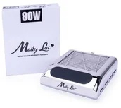 Pozostałe urządzenia kosmetyczne - Molly Lac Pochłaniacz pyłu 80W kasetowy MollyLac Silver srebrny 858-8 - miniaturka - grafika 1