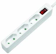 Przedłużacze i rozgałęźniki - LogiLink LPS227 4+2 (4x zestyk ochronny CEE 7/3, 2x USB) Power Cube gniazdko wielofunkcyjne z zabezpieczeniem przed dziećmi LPS230 - miniaturka - grafika 1