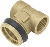 Łączniki, trójniki, kształtki - KAN Trójnik z uszczelką specjalną G1xG1/2xG1/2" therm PUSH R542 R542 - miniaturka - grafika 1