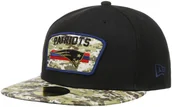 Czapki damskie - New Era Czapka 59Fifty New England Patriots by czarny, 7 0/0 (55,8 cm) - miniaturka - grafika 1