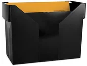 Pudła i kartony archiwizacyjne - Donau Mini archiwum z 5 teczkami, plastikowe, czarne 7422001PL-01 - miniaturka - grafika 1