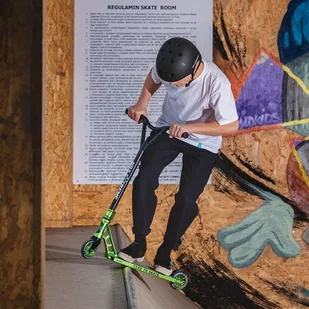 Nils Extreme HS202 PRO BLACK-GREEN HULAJNOGA DO TRIKÓW - Hulajnogi - miniaturka - grafika 5