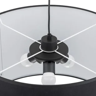 EULUNA Lampa wisząca Rondo, czarna, 50 cm - Lampy sufitowe - miniaturka - grafika 2