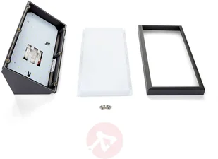 Lampenwelt Kinkiet zewnętrzny LED Abby z czujnikiem - Lampy ogrodowe - miniaturka - grafika 5