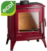 Piece wolnostojące - INVICTA Piec wolnostojący  SEDAN M czerwona emalia - miniaturka - grafika 1