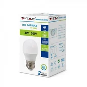 Żarówki LED - V-TAC Żarówka LED E27 4W G45 4000K biała neutralna 4162 - miniaturka - grafika 1